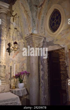 Kapelle der Jungfrau, San Benedetto in Piscinula, Trastevere, Rom, Italien Stockfoto