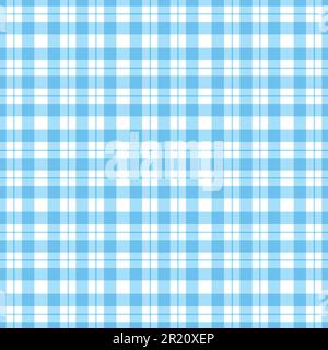 Blaues Gingham-Muster Stock Vektor