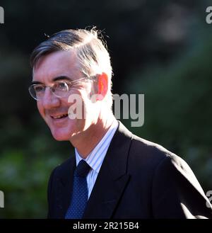 Jacob William Rees-Mogg (geboren am 24. Mai 1969) ist ein britischer Politiker, der seit 2010 Mitglied des Parlaments für Nordost-Somerset ist. Heute war er ein Hinterbändiger, von 2019 bis 2022 war er Leiter des Unterhauses und Lord President des Rates, von Februar bis September 2022 Staatsminister für Brexit-Chancen und Regierungseffizienz und von Februar bis September 1979 Staatssekretär für Wirtschaft, Energie- und Industriestrategie von September bis Oktober 2022. Ein Mitglied der Konservativen Partei, Stockfoto