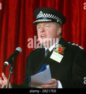 Sir Ian Blair, Polizeichef der Metropolitan, bei der chinesischen Neujahrsfeier in London Stockfoto