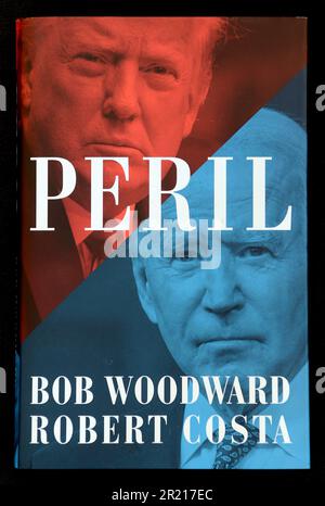 Danil, ein Buch des amerikanischen Journalisten Bob Woodward und Robert Costa über das Ende der Präsidentschaft von Donald Trump sowie über den Präsidentschaftswechsel und die frühe Präsidentschaft von Joe Biden. Es wurde am 21. September 2021 von Simon & Schuster veröffentlicht. Am 21. September 2021 wurde die Gefahr veröffentlicht, am 11. September 2018 die Angst und am 15. September 2020 die Rage. Stockfoto