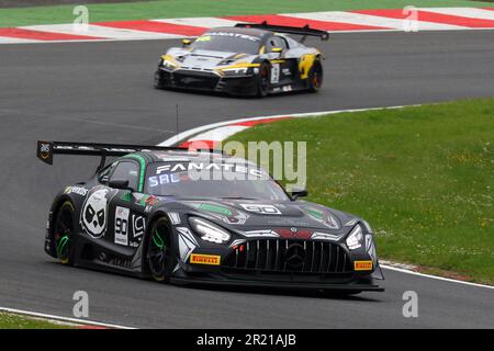 Jesse Salmenautio – Madpanda Motorsport – Mercedes-AMG GT3, Nummer 90 beim GT World Challenge Europe Sprint Cup 2023 bei Brands Hatch im Mai Stockfoto