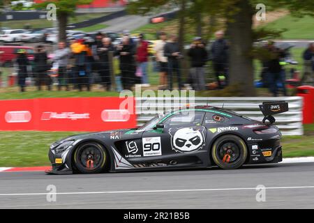 Jesse Salmenautio – Madpanda Motorsport – Mercedes-AMG GT3, Nummer 90 beim GT World Challenge Europe Sprint Cup 2023 bei Brands Hatch im Mai Stockfoto