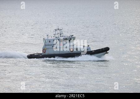 Das Küstenpatrouillenschiff HMC EAGLE der britischen Border Force Stockfoto