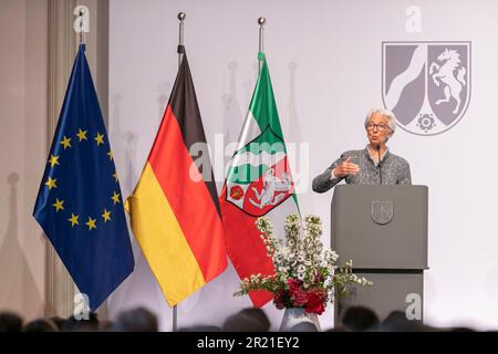 Köln, Deutschland. 16. Mai 2023. Köln, Verleihung des Landespreises Nordrhein-Westfalen an die ehemalige Bundeskanzlerin Dr. Angela Merkel, 16. Mai 2023, Flora Köln. Kredit: dpa/Alamy Live News Stockfoto