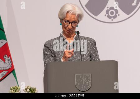 Köln, Deutschland. 16. Mai 2023. Köln, Verleihung des Landespreises Nordrhein-Westfalen an die ehemalige Bundeskanzlerin Dr. Angela Merkel, 16. Mai 2023, Flora Köln. Kredit: dpa/Alamy Live News Stockfoto