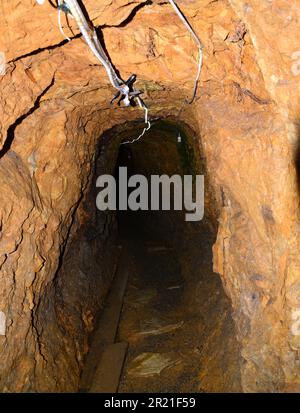 Aydintepe Underground City in Bayburt, Türkei Stockfoto