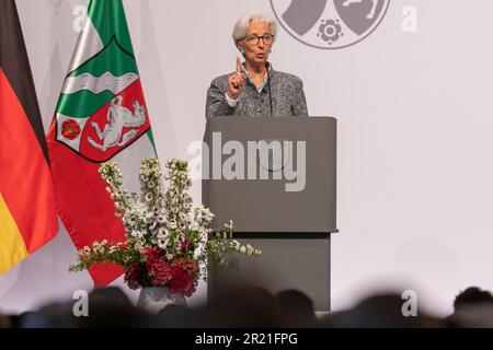 Köln, Deutschland. 16. Mai 2023. Köln, Verleihung des Landespreises Nordrhein-Westfalen an die ehemalige Bundeskanzlerin Dr. Angela Merkel, 16. Mai 2023, Flora Köln. Kredit: dpa/Alamy Live News Stockfoto