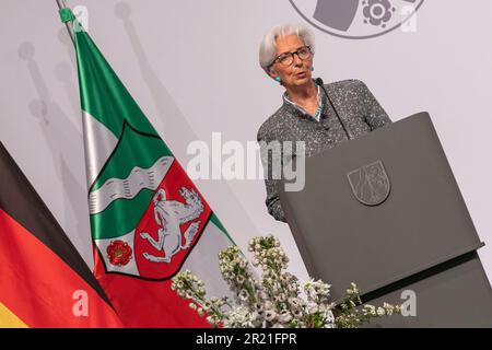 Köln, Deutschland. 16. Mai 2023. Köln, Verleihung des Landespreises Nordrhein-Westfalen an die ehemalige Bundeskanzlerin Dr. Angela Merkel, 16. Mai 2023, Flora Köln. Kredit: dpa/Alamy Live News Stockfoto