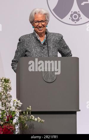 Köln, Deutschland. 16. Mai 2023. Köln, Verleihung des Landespreises Nordrhein-Westfalen an die ehemalige Bundeskanzlerin Dr. Angela Merkel, 16. Mai 2023, Flora Köln. Kredit: dpa/Alamy Live News Stockfoto