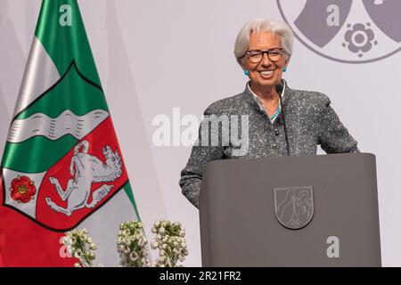 Köln, Deutschland. 16. Mai 2023. Köln, Verleihung des Landespreises Nordrhein-Westfalen an die ehemalige Bundeskanzlerin Dr. Angela Merkel, 16. Mai 2023, Flora Köln. Kredit: dpa/Alamy Live News Stockfoto