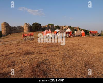 Mezek (Gemeinde Svilengrad, Provinz Haskovo, Bulgarien) Stockfoto