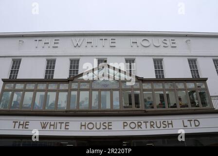 Das White House Portrush Ltd in Nordirland Stockfoto