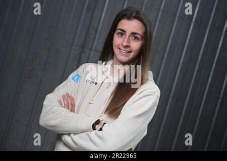 Karlsfeld, Deutschland. 16. Mai 2023. Vanessa VOIGT (GER), Biathlon, Einzelbild, zugeschnittenes Einzelmotiv, Halbfigur, Halbe Figur. ? Kredit: dpa/Alamy Live News Stockfoto