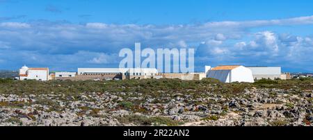 SAGRES, PORTUGAL - 27. FEBRUAR 2023: Festung Sagres in Sagres, Portugal am 27. Februar 2023 Stockfoto