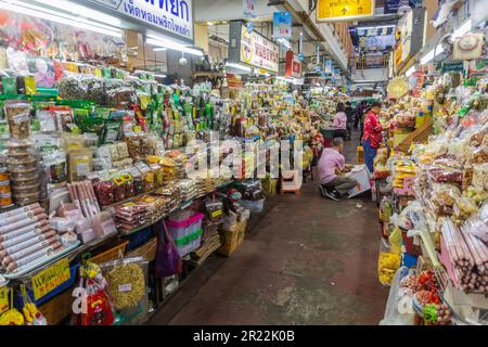 CHIANG MAI, THAILAND - 12. DEZEMBER 2019: Warorot-Markt in Chiang Mai, Thailand Stockfoto