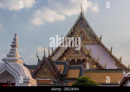Wat Suthat Thepwararam Tempel in Bangkok, Thailand Stockfoto