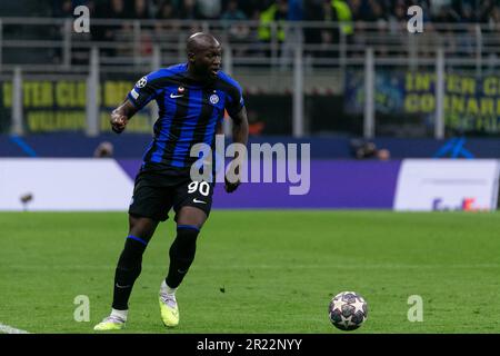 Milano, Italien - Mai 16 2023 - F.C. Internazionale gegen A.C. Mailand Champions League Halbfinale - lukaku romelu f.c. internazionale Stockfoto