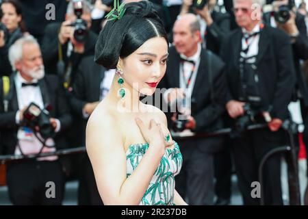 Cannes, Frankreich. 16. Mai 2023. CANNES - MAI 16: Fan Bingbing kommt zur ERÖFFNUNGSZEREMONIE und zur Premiere von " JEANNE DU BARRY " während der 76. Auflage des Filmfestivals in Cannes am 16. Mai 2023 im Palais des Festivals in Cannes, Frankreich. (Foto: Lyvans Boolaky/ÙPtertainment/Sipa USA) Guthaben: SIPA USA/Alamy Live News Stockfoto