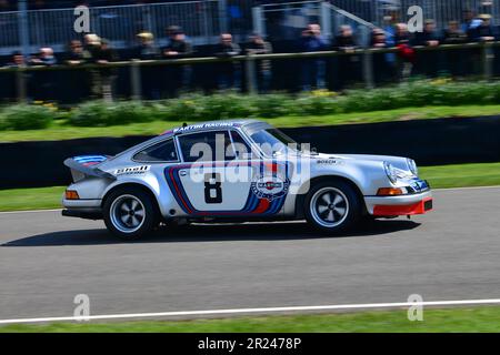 Porsche Carrera RSR, R6, das Auto, das die Targa Florio 1973 gewann, Porsche 911 60. Anniversary Celebration mit Rennwagen aus den 1970 Jahren Stockfoto