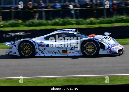 Tom Kristensen, Porsche 911 GT1-98, Porsche 911 60. Jubiläumsfeier, mit Rennwagen, die von den 1970er bis in die 1980er Jahre gewonnen wurden, WIT Stockfoto