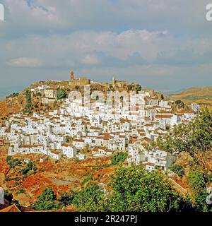 Das Dorf Casares in Spanien Stockfoto