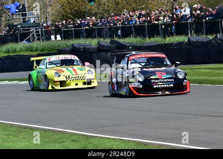 Paul Howells, Porsche 911 GT2 Evo, Porsche 911 GT2 Evo Typ 993, Estoril Racing Livery, Porsche 993, Porsche 911 60. Anniversary Celebration, Featuri Stockfoto