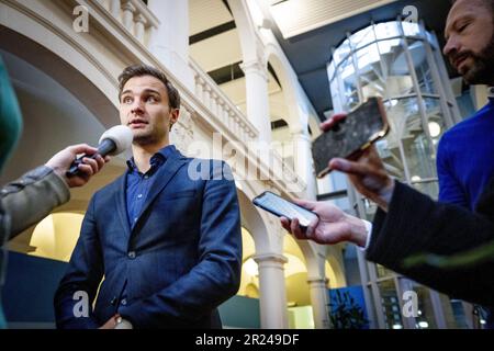 DEN HAAG - Maarten van Ooijen Staatssekretär für Gesundheit, Wohlfahrt und Sport im Binnenhof nach der wöchentlichen Ministerratssitzung. ANP ROBIN UTRECHT niederlande raus - belgien raus Stockfoto