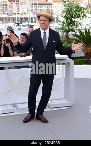 Jury-Präsident John C. Reilly nimmt an der Fotokonferenz für die Jury der UN Specific Respect während des Filmfestivals 76. in Cannes, Frankreich, Teil. Bilddatum: Mittwoch, 17. Mai 2023. Das Foto sollte lauten: Doug Peters/PA Wire Stockfoto