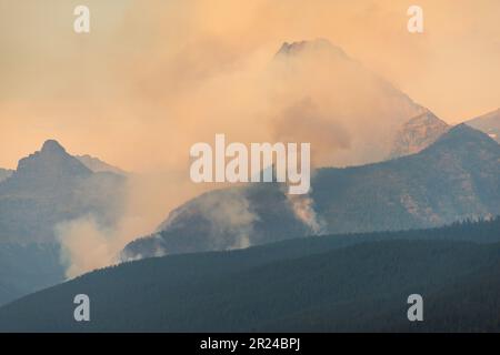 Lake McDonald in Glacier Nationalpark Stockfoto