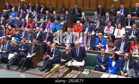 Stellvertretender Premierminister Oliver Dowden während der Fragen des Premierministers im Unterhaus in London. Bilddatum: Mittwoch, 17. Mai 2023. Stockfoto