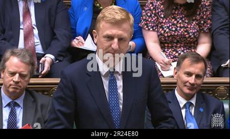 Stellvertretender Premierminister Oliver Dowden während der Fragen des Premierministers im Unterhaus in London. Bilddatum: Mittwoch, 17. Mai 2023. Stockfoto