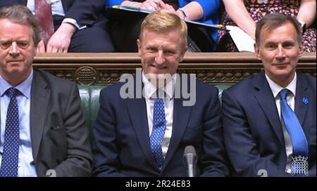 Stellvertretender Premierminister Oliver Dowden während der Fragen des Premierministers im Unterhaus in London. Bilddatum: Mittwoch, 17. Mai 2023. Stockfoto