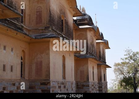 Madhavendra Bhawan im Fort Nahargarh. Stockfoto