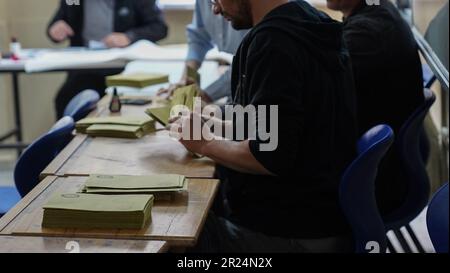 Präsidentschaftswahlen in der Türkei bis zur zweiten Runde Stockfoto