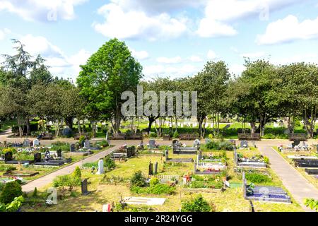 Gunnersbury Cemetery, Gunnersbury, The Royal Borough of Kensington & Chelsea, Greater London, England, Großbritannien Stockfoto