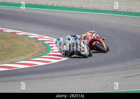 MONTMELLO, SPANIEN, 4. JUNI 2021: Alex Marquez auf seinem #73 Honda RC213V (Team: LCR Honda Castrol/Idemitsu), MotoGP-Weltmeisterschaft 2021 Stockfoto