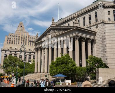 new York State Supreme Court Building id, 60 Centre Street, New York City, USA 2023 Stockfoto