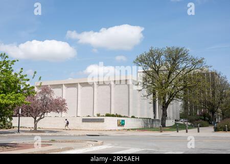 Sheldon Memorial Art Gallery in Lincoln, Nebraska. Stockfoto