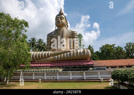 Sri Lanka, Südprovinz, Süd, Süd, Süd, Tempel, Tempel, Dikwela Tempel Wewurukannala Vihara, Bouddha Stockfoto