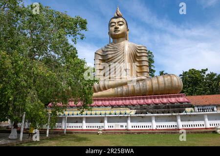 Sri Lanka, Südprovinz, Süd, Süd, Süd, Tempel, Tempel, Dikwela Tempel Wewurukannala Vihara, Bouddha Stockfoto