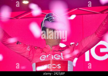 Tortona, Tortona, Italien, 17. Mai 2023, Geraint - Maglia Rosa während der 11. Etappe - Camaiore - Tortona - Giro d'Italia Credit: Live Media Publishing Group/Alamy Live News Stockfoto