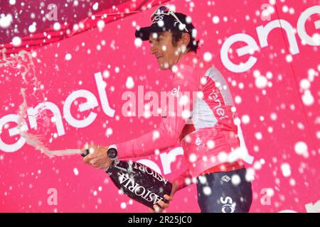 Tortona, Tortona, Italien, 17. Mai 2023, Geraint - Maglia Rosa während der 11. Etappe - Camaiore - Tortona - Giro d'Italia Credit: Live Media Publishing Group/Alamy Live News Stockfoto