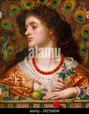 Vivien, Frederick Sandys, 1863, Stockfoto