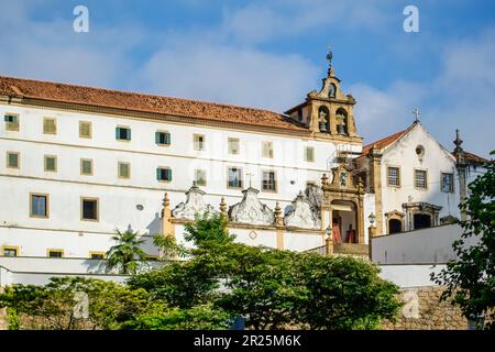 Rio de Janeiro, Brasilien - 2. Mai 2023: Kloster Santo Antonio im Bezirk Largo da Carioca. Stockfoto