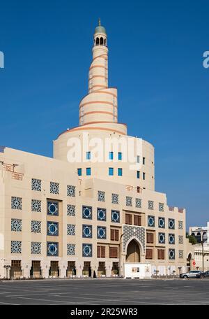 Spiralmoschee, Bin Zaid, Fanar Islamic Culture Center, Doha, Katar Stockfoto