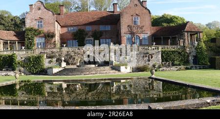 Port Lympne, Herrenhaus, Kent, Gärten, Stockfoto