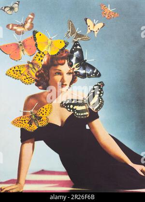 London, Großbritannien. 13. Mai 2023. Ein Foto einer handgeschnittenen Collage im surrealistischen Stil, hergestellt von Katie Collins. Kredit: Katie Collins/Alamy Live News Stockfoto