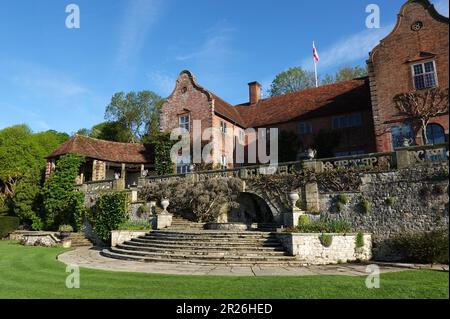 Port Lympne, Herrenhaus, Kent, Gärten, Stockfoto