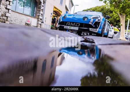 Juan Les Pains, Frankreich. 17. Mai 2023. 25 HAUT LABOURDETTE Romain, TARDITO Fabien, Alpine A110 RGT, Ambiance during the Rallye Antibes Côte d'Azur 2023, 3. Runde des Championnat de France des Rallyes 2023, vom 19. Bis 20. Mai in Juan-Les-Pains, Frankreich - Photo Bastien Roux/DPPI Credit: DPPI Media/Alamy Live News Stockfoto